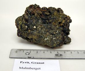 Pyrit, Granat Malmberget