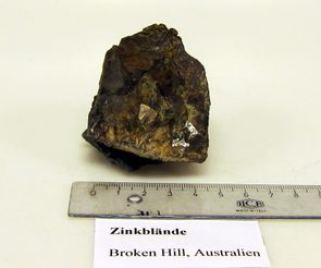 Zinkblaende Broken Hill Australien