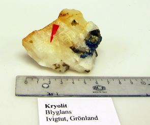 Kryolit Blyglans Ivigtut Groenland